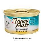 Fancy Feast Cat Food Gourmet Seafood Feast Center Front Picture