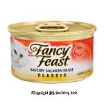 Fancy Feast Cat Food Savory Salmon Feast Center Front Picture