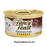 Fancy Feast Cat Food Tender Beef Feast Center Front Picture