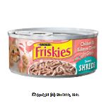 Friskies Wet Cat Food Shredded Chicken & Salmon Dinner In Gravy Center Front Picture