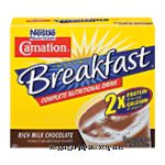 Carnation Instant Breakfast Complete Nutritional Drink Rich Milk Chocolate Powder 1.26 Oz Center Front Picture