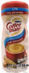 Coffee-mate Lite original coffee creamer, plastic carafe Center Front Picture