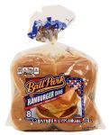 Ball Park  hamburger buns, pre-sliced, 8-count Center Front Picture