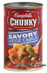 Campbell's Chunky savory vegetable, soup that eats like a meal Center Front Picture