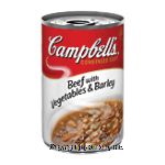 Campbell's Classics beef with vegetables and barley Center Front Picture