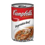 Campbell's Classics vegetable beef condensed soup Center Front Picture