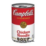 Campbell's R&W Condensed Soup Chicken Noodle Center Front Picture