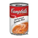 Campbell's Classics old fashioned tomato rice condensed soup Center Front Picture