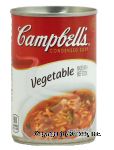 Campbell's  old fashion vegetable soup made with beef stock Center Front Picture