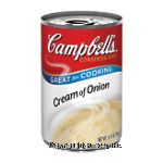 Campbell's Great For Cooking cream of onion condensed soup Center Front Picture