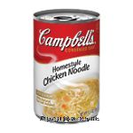 Campbell's Classics homestyle chicken noodle condensed soup Center Front Picture