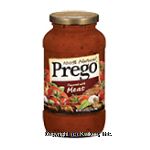 Prego  pasta sauce flavored with meat Center Front Picture