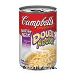 Campbell's  double noodle condensed soup in chicken broth Center Front Picture