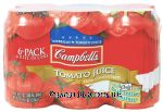 Campbell's  tomato juice from concentrate, 6-11.5 fl. oz. cans Center Front Picture