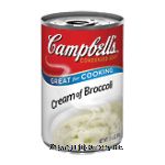 Campbell's Great For Cooking cream of brocolli condensed soup Center Front Picture