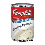 Campbell's Great For Cooking cream of asparagus soup condensed soup Center Front Picture