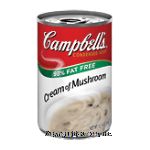 Campbell's 98% Fat Free cream of mushroom soup Center Front Picture