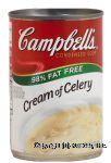 Campbell's 98% Fat Free reduced fat cream of celery condensed soup Center Front Picture