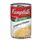 Campbell's 98% Fat Free cream of chicken condensed soup Center Front Picture