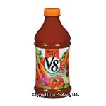 Campbell's V-8 spicy hot 100% vegetable juice Center Front Picture