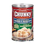 Campbell's Chunky baked potato with cheddar & bacon bits soup that eats like a meal Center Front Picture