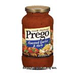 Prego  roasted garlic & herb pasta sauce Center Front Picture