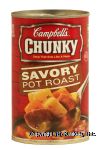 Campbell's Chunky Savory Pot Roast Soup Center Front Picture