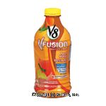 V8 V-Fusion Vegetable & Fruit peach mango, 100% juice Center Front Picture