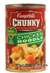 Campbell's Chunky Healthy Request; chicken noodle prepared soup Center Front Picture