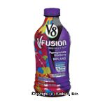 V8 V-Fusion 100% Vegetable & Fruit Juices Pomegranate Blueberry Center Front Picture