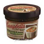 Campbell's Slow Kettle Style tomato & sweet basil bisque ready to serve soup Center Front Picture