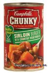 Campbell's Chunky sirloin burger with country vegetables, healthy request Center Front Picture