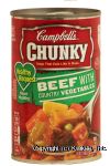 Campbell's Chunky Healthy Request; beef with country vegetables Center Front Picture