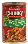 Campbell's Chunky Healthy Request; hearty italian-style wedding, meatballs and spinach in chicken broth Center Front Picture