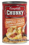 Campbell's Chunky chipotle chicken & corn chowder Center Front Picture