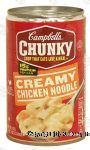 Campbell's Chunky creamy chicken noodle soup Center Front Picture