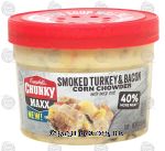 Campbell's Chunky Maxx smoked turkey & bacon corn chowder with wild rice Center Front Picture