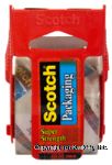 Scotch Heavy Duty clear tape with cutter on roll, 2 x 800 in. Center Front Picture