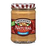 Smucker's Natural Peanut Butter Creamy Center Front Picture