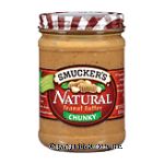 Smucker's Natural Peanut Butter Chunky Center Front Picture