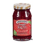 Smucker's Spreadable Fruit Simply Fruit Red Raspberry Center Front Picture