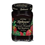 Dickinson's  pure seedless cascade mountain red raspberry preserves Center Front Picture