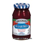 Smucker's Preserves Strawberry Sugar Free Center Front Picture