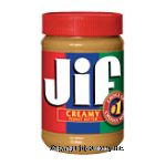 Jif Peanut Butter Creamy Center Front Picture