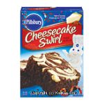 Pillsbury Fudge Supreme cheesecake swirl premium brownie mix Center Front Picture