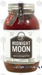 Midnight Moon  grain neutral spirits with cherries added, distilled from corn moonshine, 50% alc. by vol. Center Front Picture