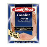 Land O' Frost  canadian bacon with natural juices, naturally hickory smoked Center Front Picture