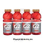 Gatorade G2 fruit punch flavor low calorie electrolyte beverage, no fruit juice, 8 20-fl. oz. Center Front Picture