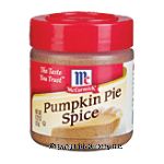 McCormick  Pumpkin Pie Spice Center Front Picture