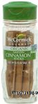 McCormick Gourmet cinnamon sticks, saigon, organic Center Front Picture